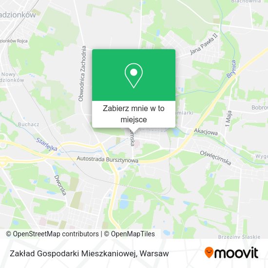 Mapa Zakład Gospodarki Mieszkaniowej