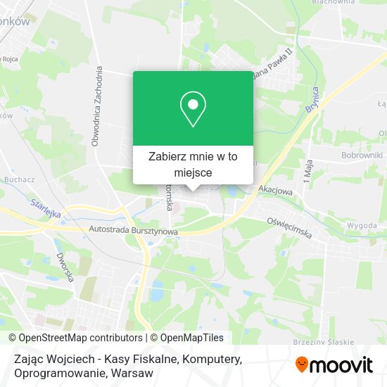 Mapa Zając Wojciech - Kasy Fiskalne, Komputery, Oprogramowanie