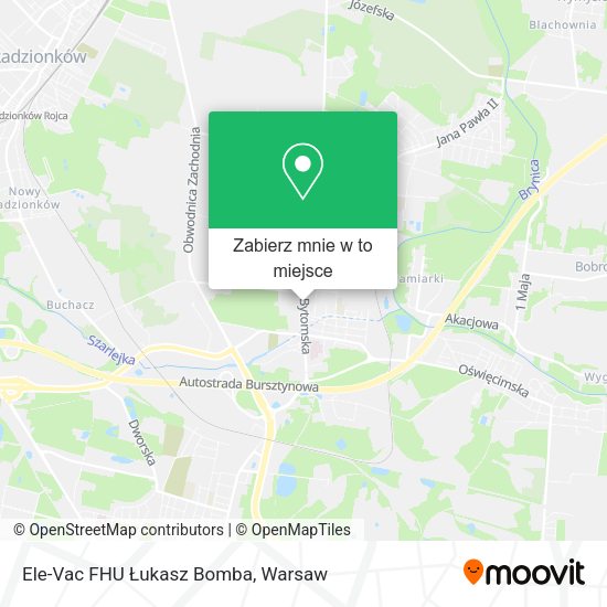 Mapa Ele-Vac FHU Łukasz Bomba