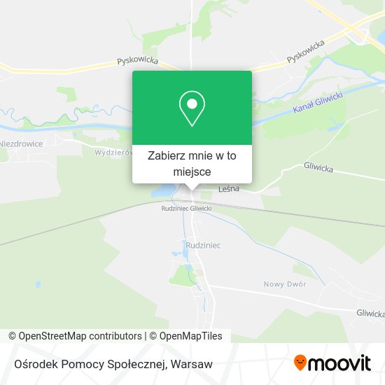 Mapa Ośrodek Pomocy Społecznej