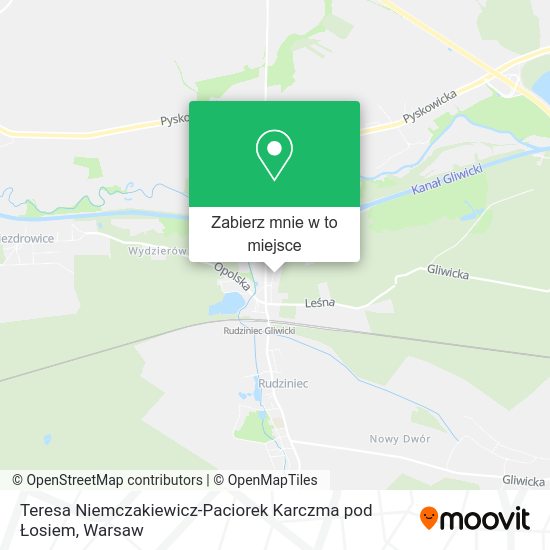 Mapa Teresa Niemczakiewicz-Paciorek Karczma pod Łosiem