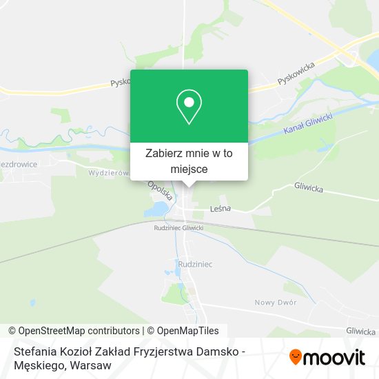 Mapa Stefania Kozioł Zakład Fryzjerstwa Damsko - Męskiego