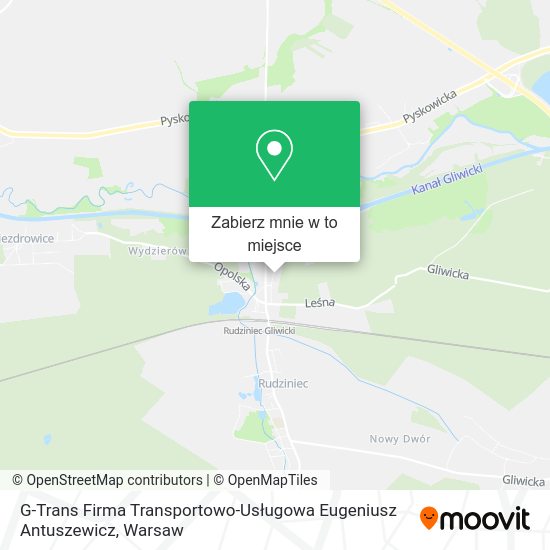 Mapa G-Trans Firma Transportowo-Usługowa Eugeniusz Antuszewicz