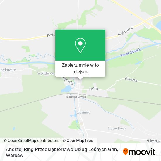 Mapa Andrzej Ring Przedsiębiorstwo Usług Leśnych Grin