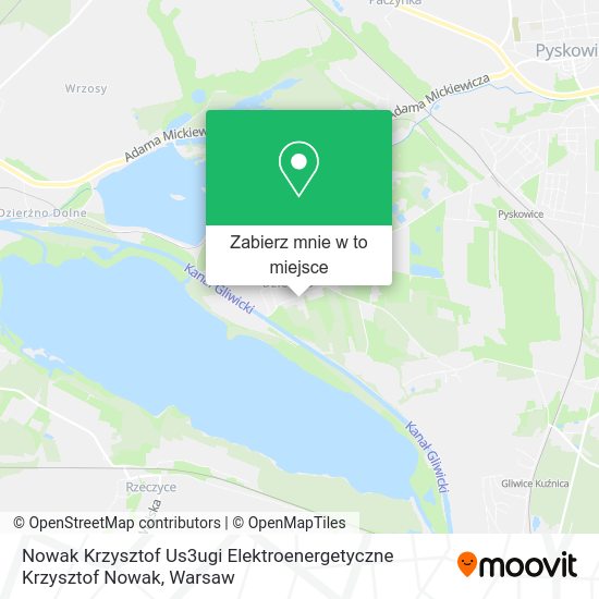 Mapa Nowak Krzysztof Us3ugi Elektroenergetyczne Krzysztof Nowak