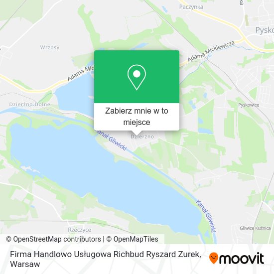 Mapa Firma Handlowo Usługowa Richbud Ryszard Zurek