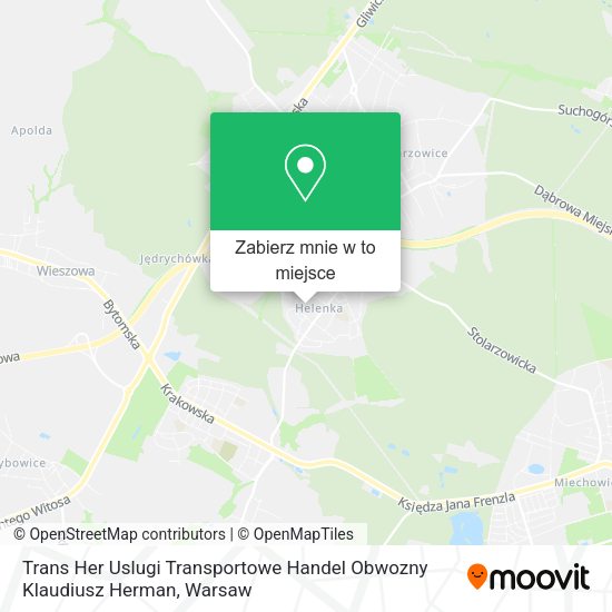 Mapa Trans Her Uslugi Transportowe Handel Obwozny Klaudiusz Herman