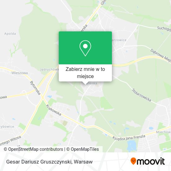 Mapa Gesar Dariusz Gruszczynski