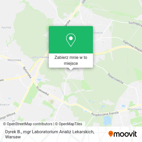 Mapa Dyrek B., mgr Laboratorium Analiz Lekarskich