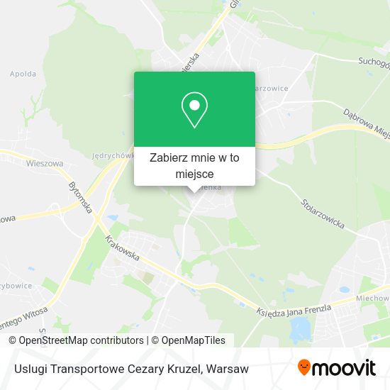 Mapa Uslugi Transportowe Cezary Kruzel