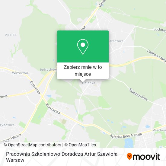 Mapa Pracownia Szkoleniowo Doradcza Artur Szewioła