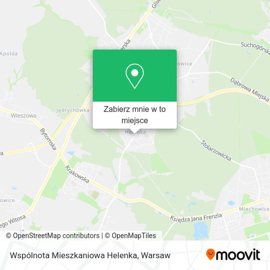 Mapa Wspólnota Mieszkaniowa Helenka