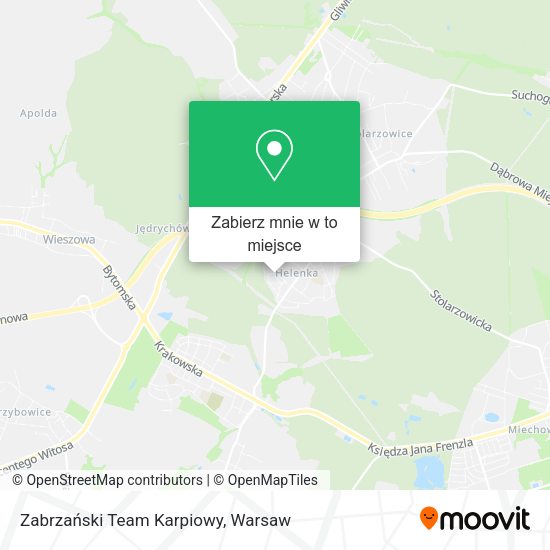 Mapa Zabrzański Team Karpiowy