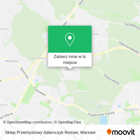 Mapa Sklep Przemysłowy Adamczyk Roman