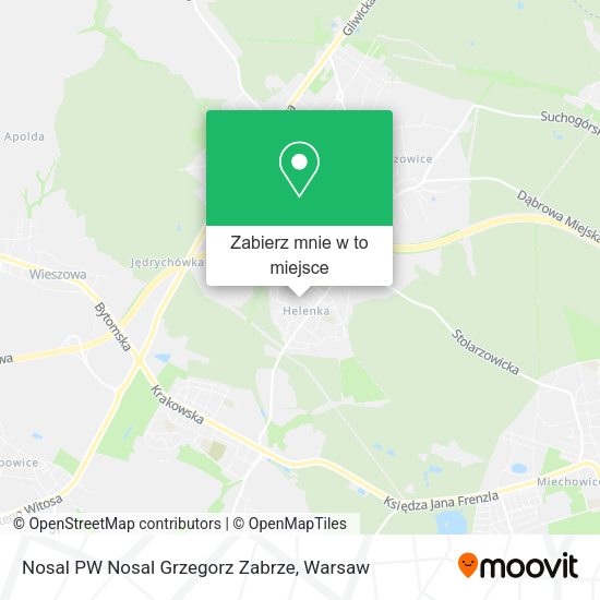 Mapa Nosal PW Nosal Grzegorz Zabrze