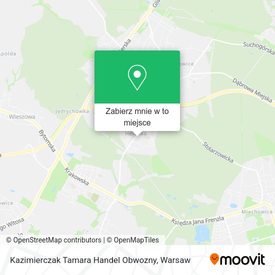 Mapa Kazimierczak Tamara Handel Obwozny