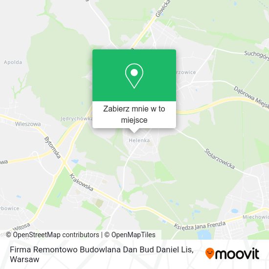 Mapa Firma Remontowo Budowlana Dan Bud Daniel Lis