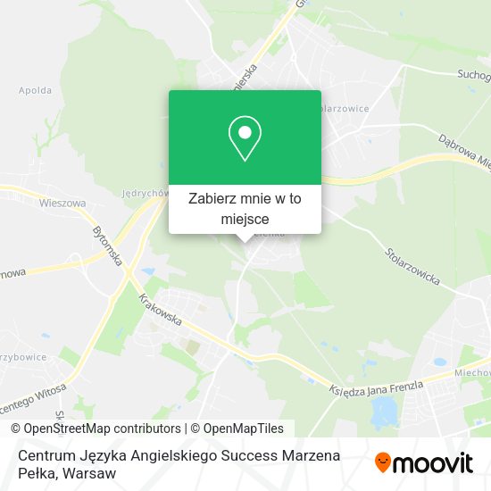 Mapa Centrum Języka Angielskiego Success Marzena Pełka