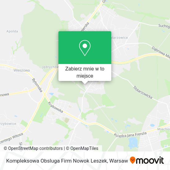 Mapa Kompleksowa Obsluga Firm Nowok Leszek