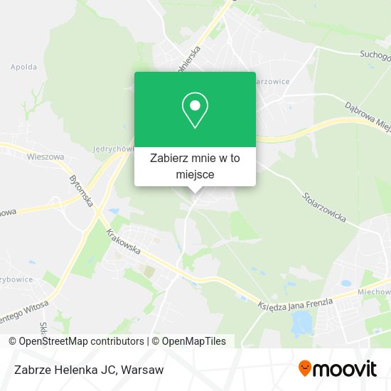 Mapa Zabrze Helenka JC