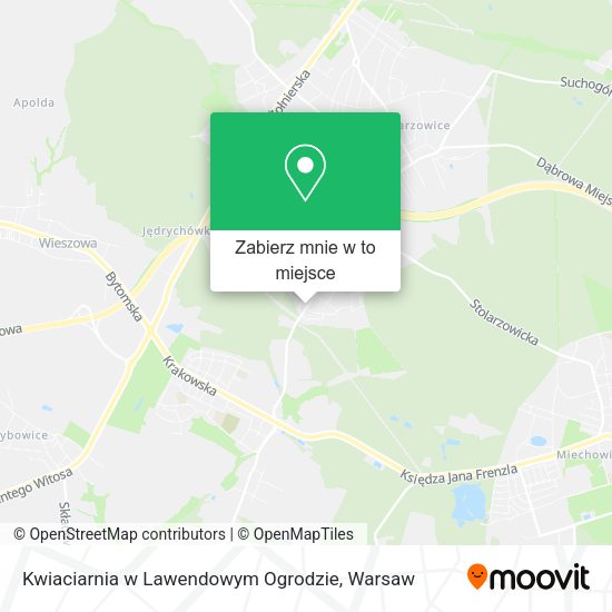 Mapa Kwiaciarnia w Lawendowym Ogrodzie