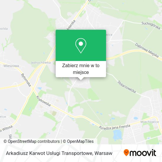 Mapa Arkadiusz Karwot Usługi Transportowe