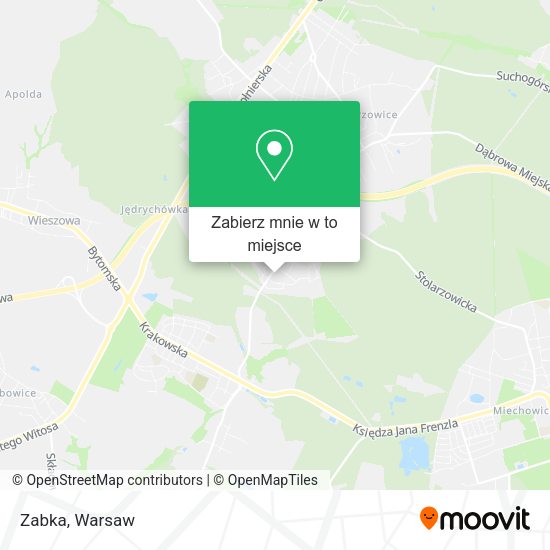 Mapa Zabka