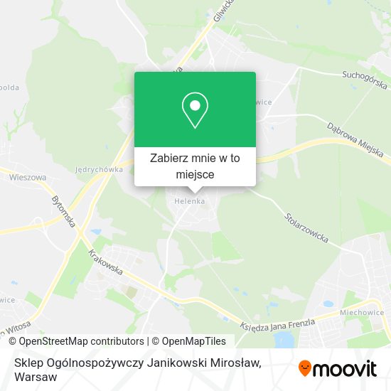 Mapa Sklep Ogólnospożywczy Janikowski Mirosław