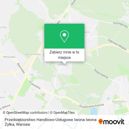 Mapa Przedsiębiorstwo Handlowo-Usługowe Iwona Iwona Żyłka