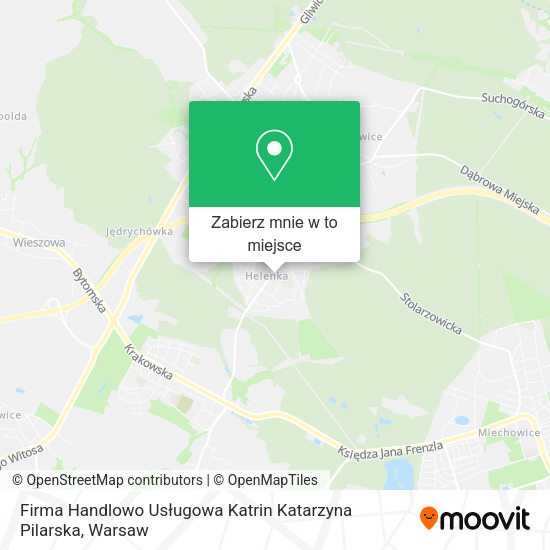 Mapa Firma Handlowo Usługowa Katrin Katarzyna Pilarska