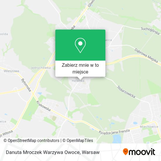 Mapa Danuta Mroczek Warzywa Owoce