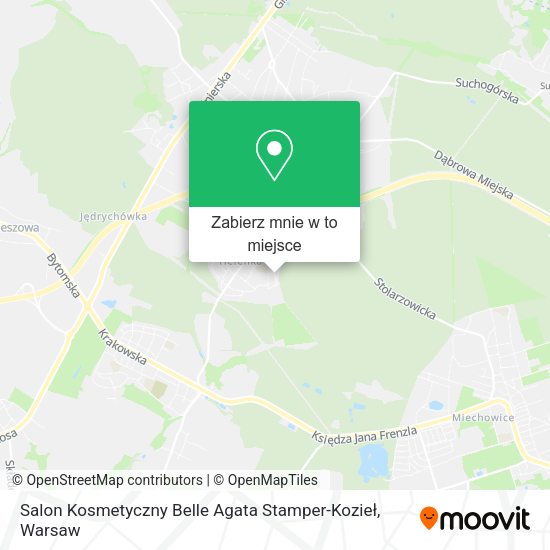 Mapa Salon Kosmetyczny Belle Agata Stamper-Kozieł