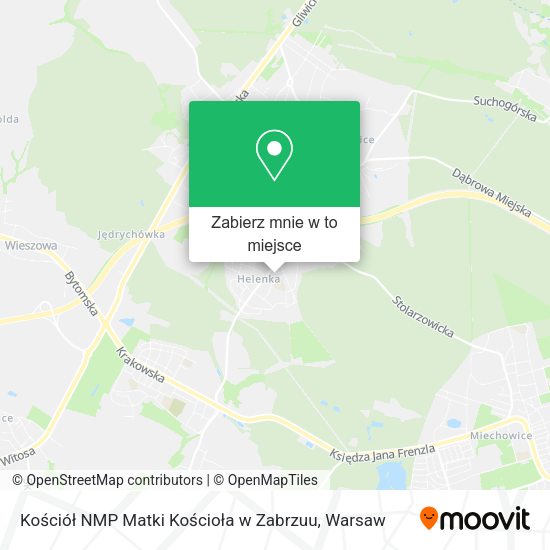 Mapa Kościół NMP Matki Kościoła w Zabrzuu