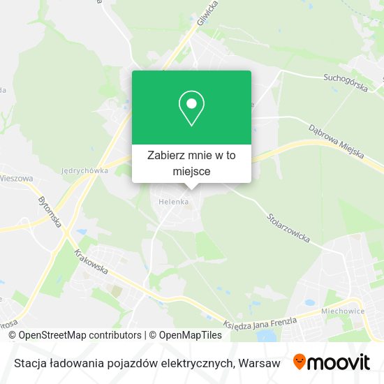 Mapa Stacja ładowania pojazdów elektrycznych