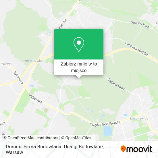 Mapa Domex. Firma Budowlana. Usługi Budowlane