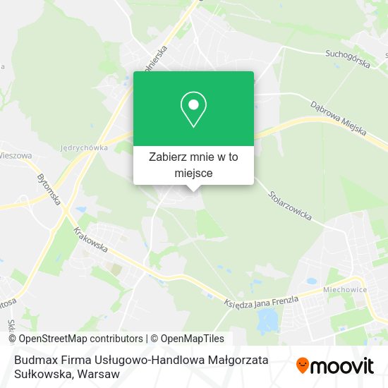 Mapa Budmax Firma Usługowo-Handlowa Małgorzata Sułkowska