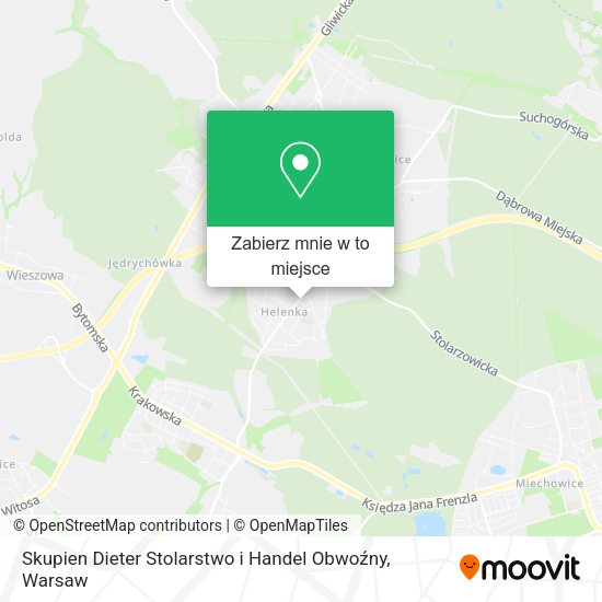 Mapa Skupien Dieter Stolarstwo i Handel Obwoźny
