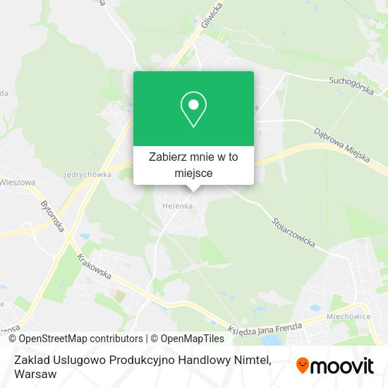 Mapa Zaklad Uslugowo Produkcyjno Handlowy Nimtel