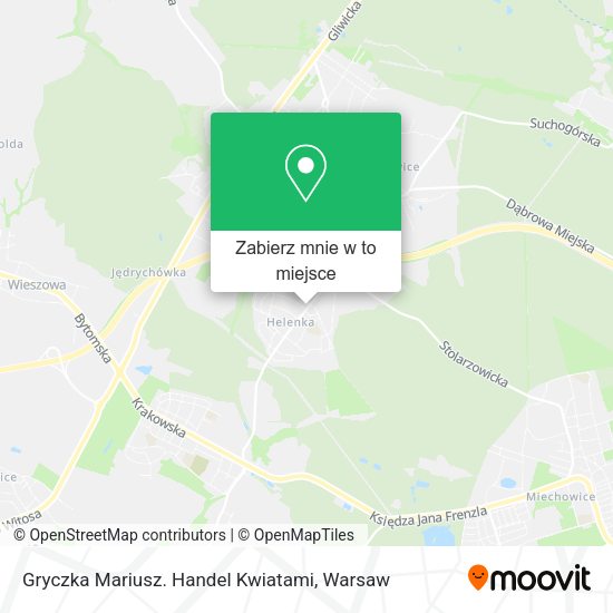 Mapa Gryczka Mariusz. Handel Kwiatami