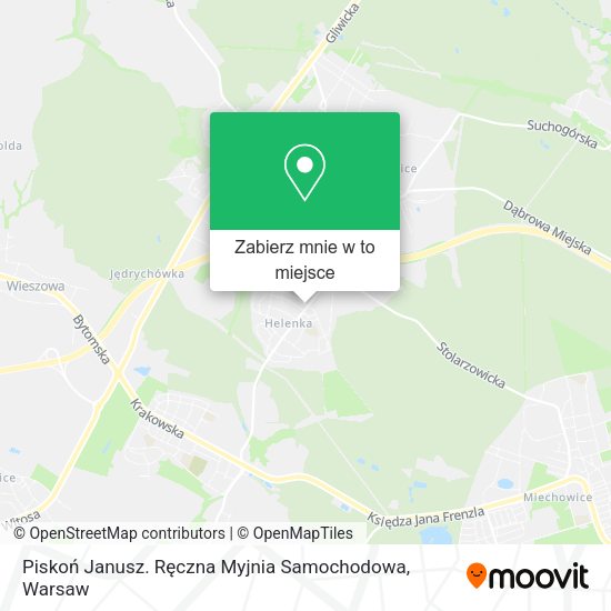 Mapa Piskoń Janusz. Ręczna Myjnia Samochodowa