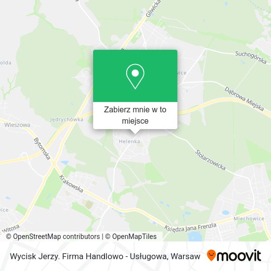 Mapa Wycisk Jerzy. Firma Handlowo - Usługowa