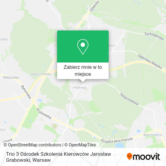 Mapa Trio 3 Ośrodek Szkolenia Kierowców Jarosław Grabowski