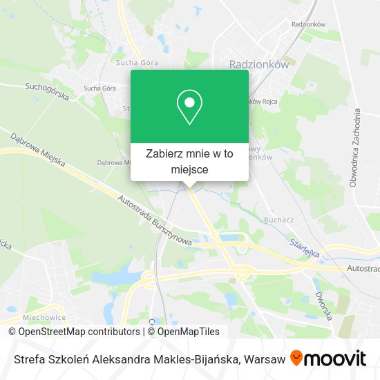 Mapa Strefa Szkoleń Aleksandra Makles-Bijańska