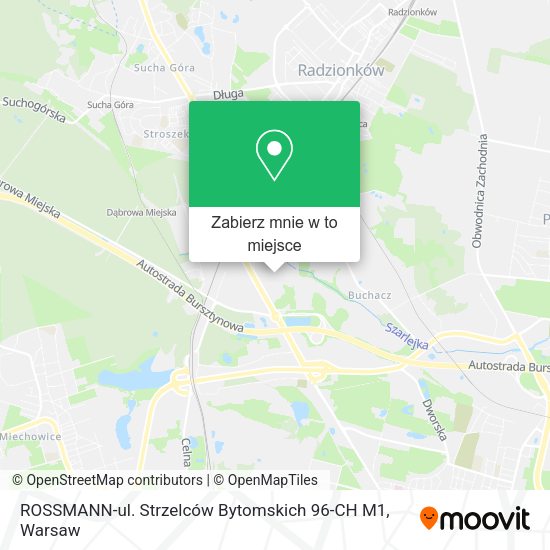 Mapa ROSSMANN-ul. Strzelców Bytomskich 96-CH M1