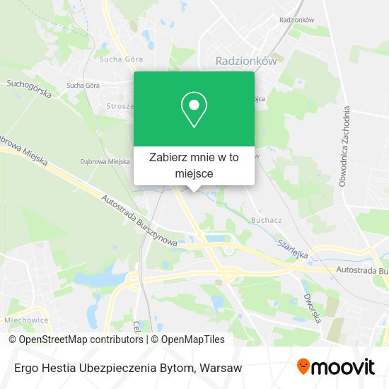 Mapa Ergo Hestia Ubezpieczenia Bytom