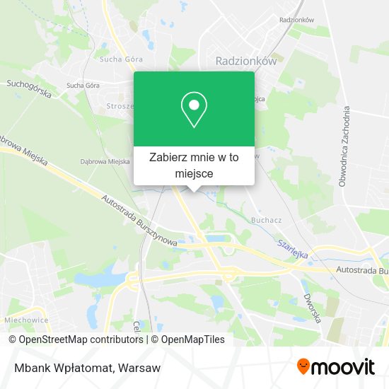 Mapa Mbank Wpłatomat