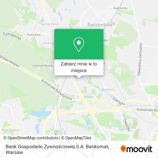 Mapa Bank Gospodarki Żywnościowej S.A. Bankomat