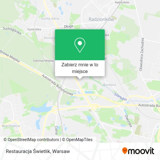 Mapa Restauracja Świetlik