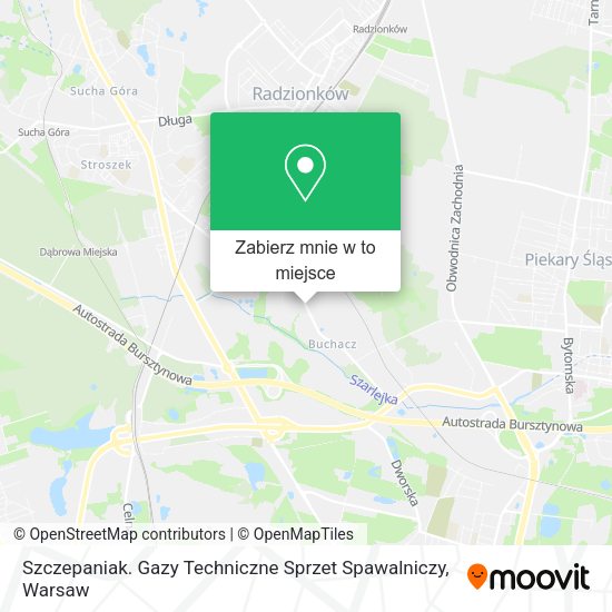 Mapa Szczepaniak. Gazy Techniczne Sprzet Spawalniczy