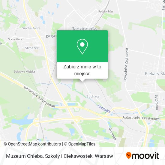 Mapa Muzeum Chleba, Szkoły i Ciekawostek